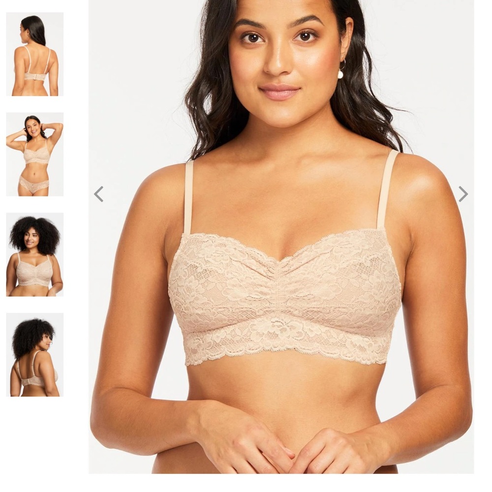 MONTELLE INTIMATES Cup-Sized Lace Bralette